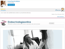 Tablet Screenshot of endocrinologiaonline.com